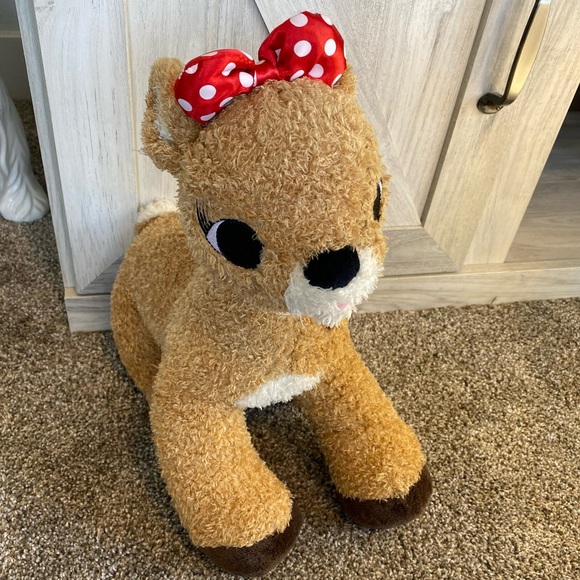 Build-A-Bear Rudolph The Red Nose Reindeer Clarice Plush Christmas Retired - Picture 6 of 10